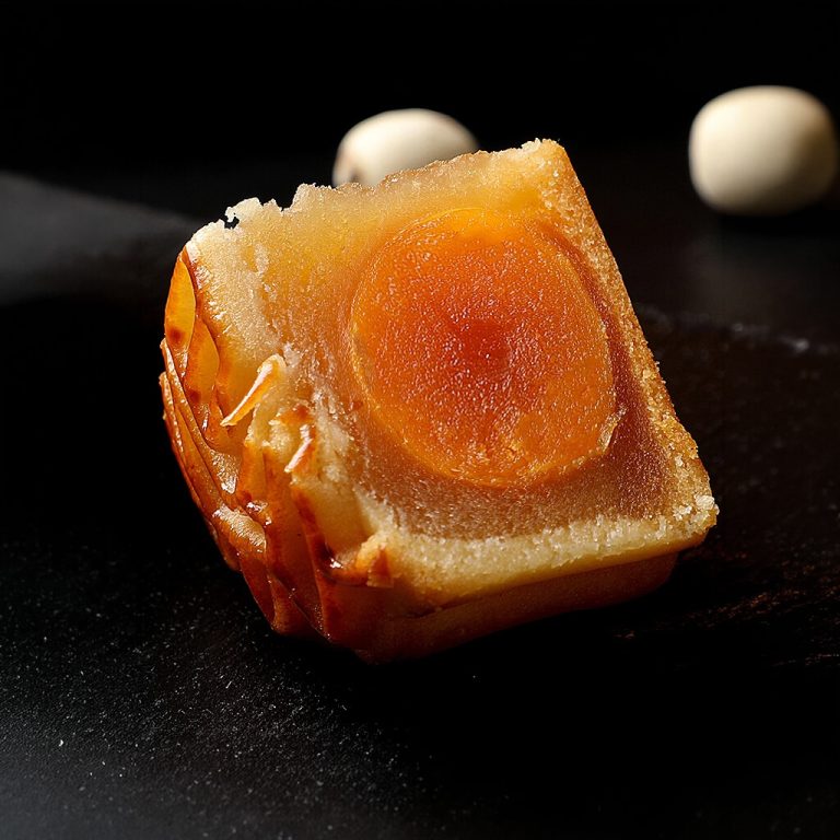 Lotus seed paste mooncake